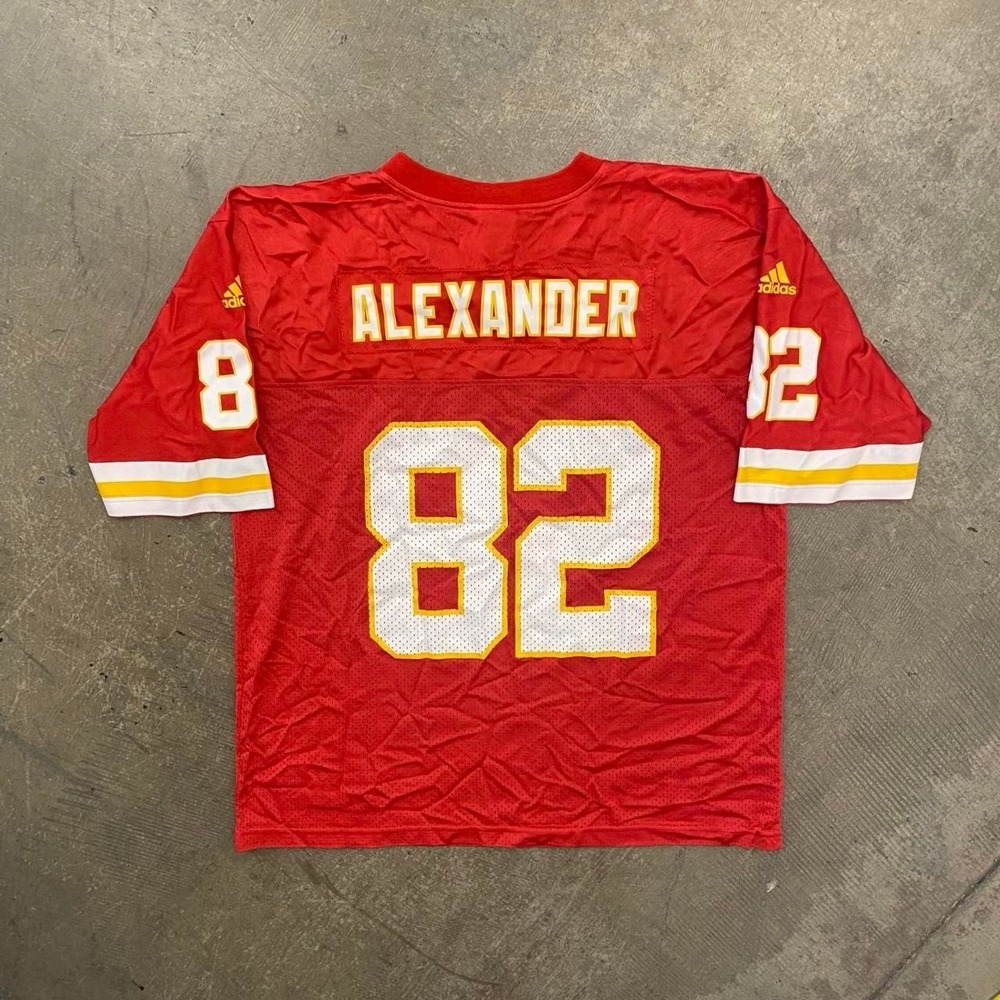 Vintage Kansas City Chiefs Derrick Alexander Adidas NFL Football Jersey 2000s L